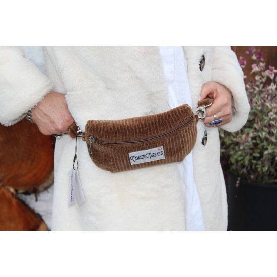 Sweetpea tiny bum bag fanny bag tan cord